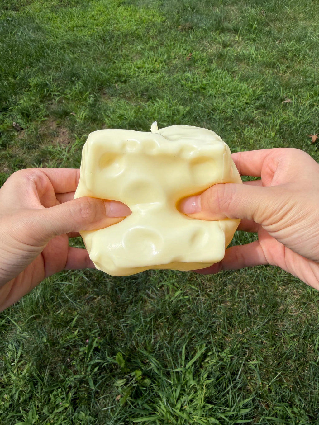 ♡ Vasline ♡ Jumbo Cheese Block Handmade Bibbi Squishy Toy