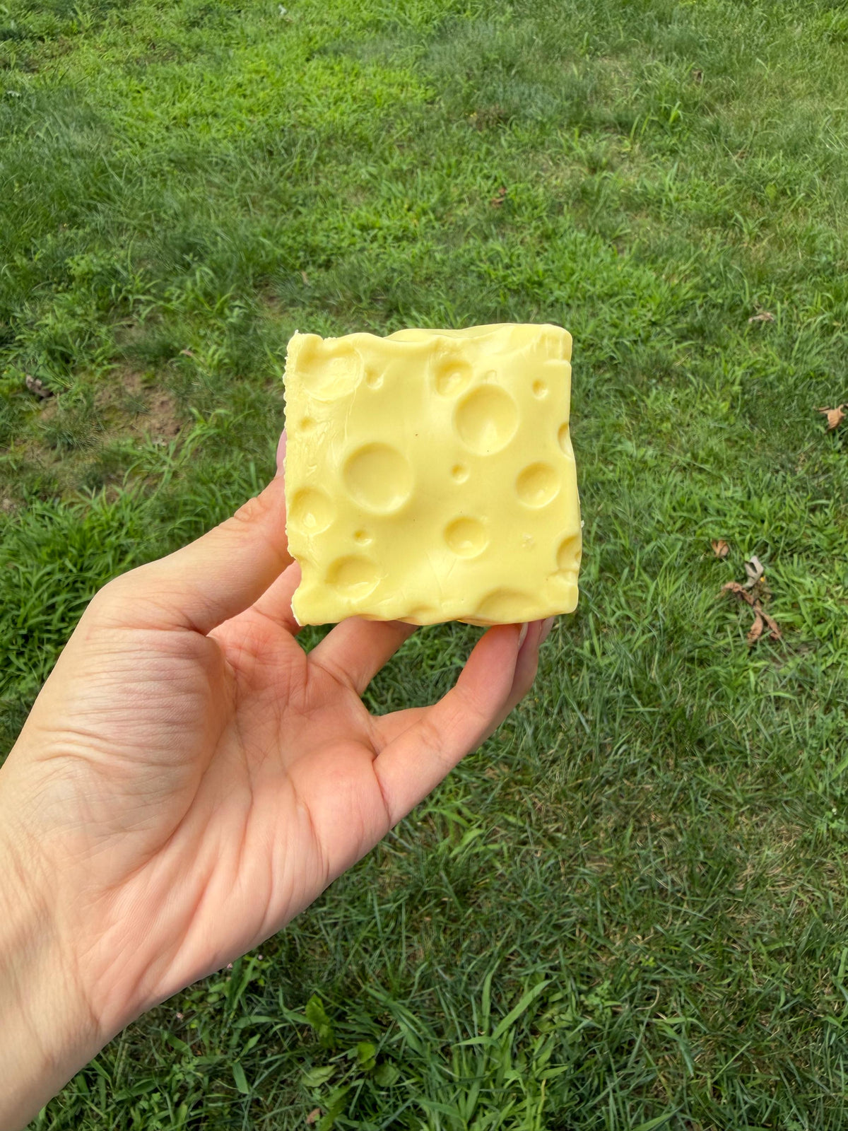 ♡ Vasline ♡ Jumbo Cheese Block Handmade Bibbi Squishy Toy
