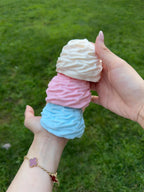 ♡ Crunchy ♡ Slow Rising Cream Swirl Squishy Toys Set