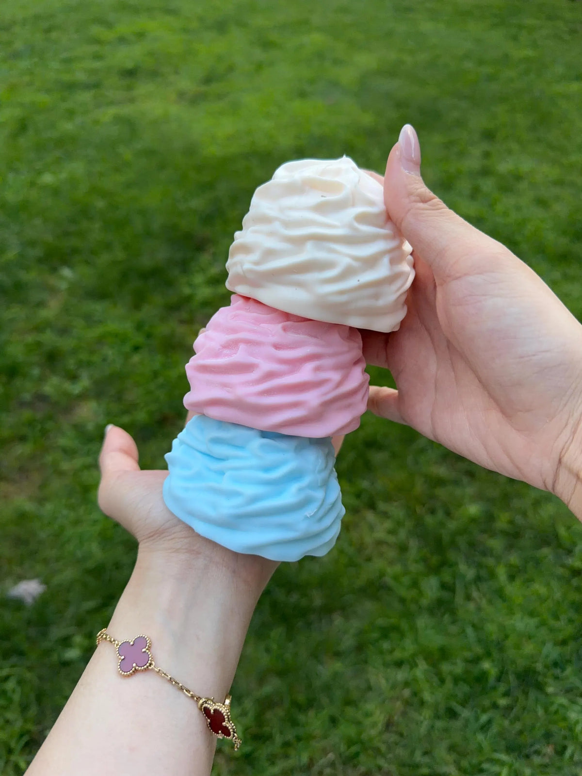 ♡ Crunchy ♡ Slow Rising Cream Swirl Squishy Toys Set