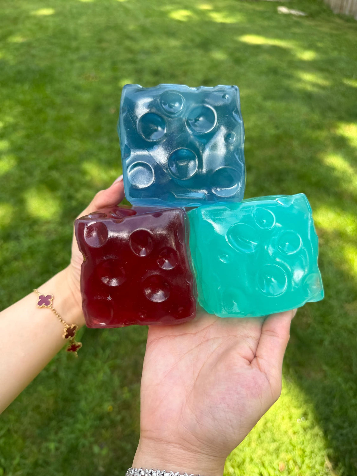♡ Vasline ♡ Jumbo Cheese Block Handmade Bibbi Squishy Toy