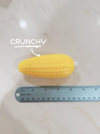 Strawberry, Peanut, Lemon, Mangosteen,Corn, Banana, Pudding, Cookie Crunchy Texture Squishy Sampler Figdet Toys