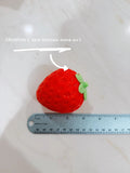 Strawberry, Peanut, Lemon, Mangosteen,Corn, Banana, Pudding, Cookie Crunchy Texture Squishy Sampler Figdet Toys