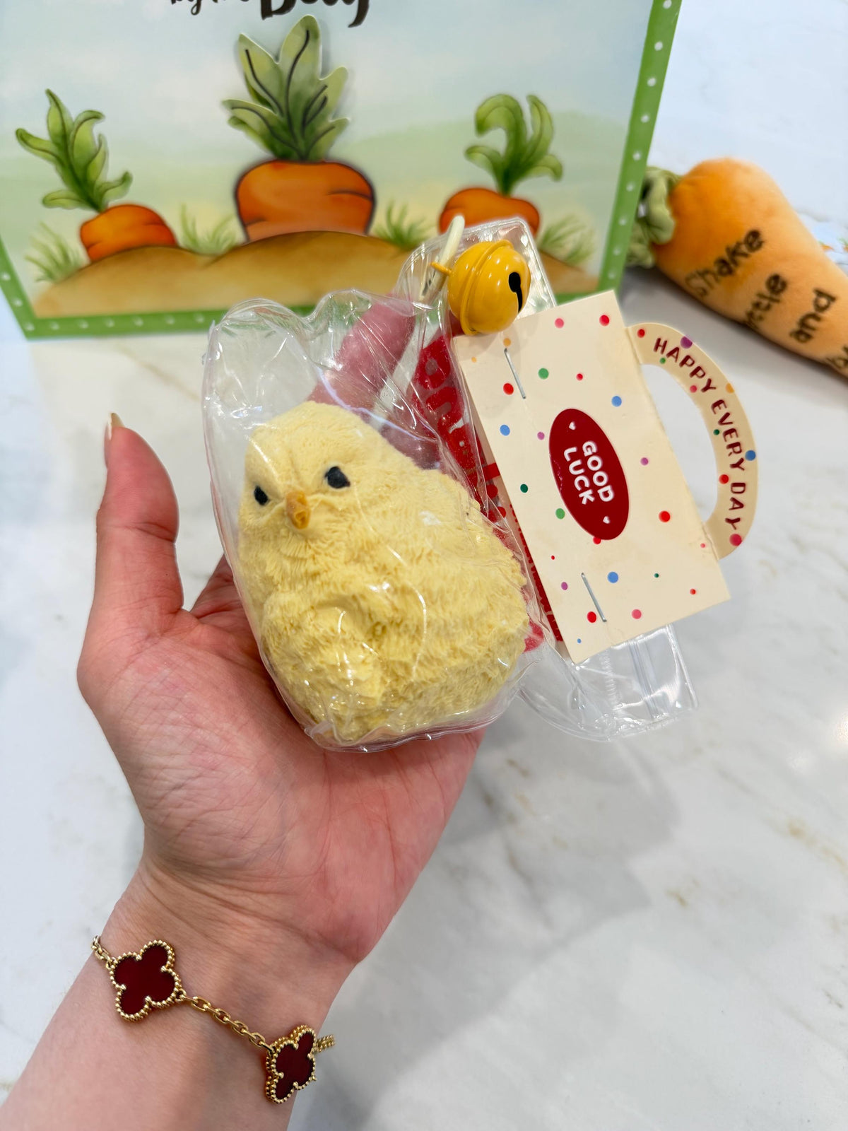 Kawaii Realistic Animal Squishy Keychain – Cute Chick & White Hamster Squishy